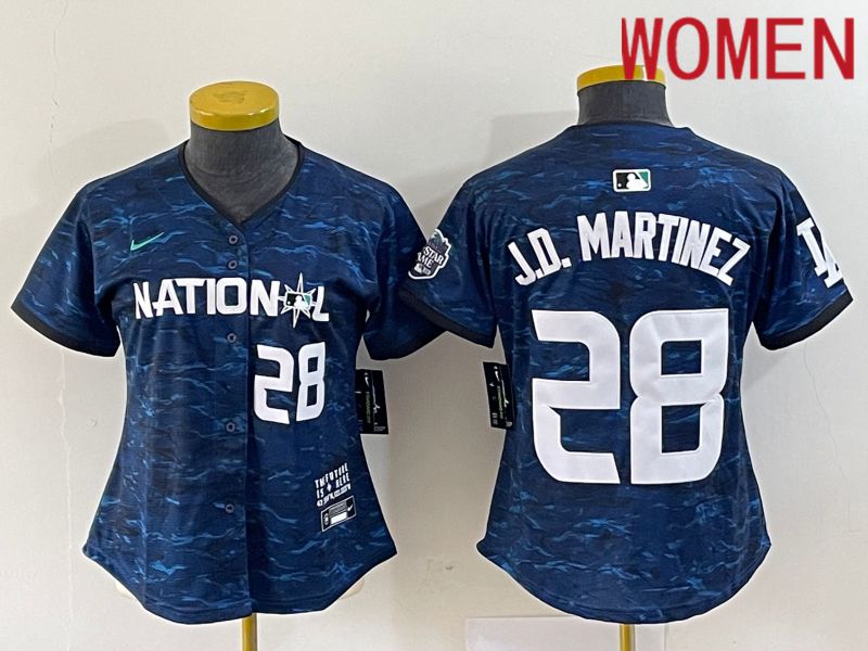 Women Boston Red Sox #28 J.D.Martinez National League Nike Royal 2023 MLB All Star MLB Jersey->cleveland browns->NFL Jersey